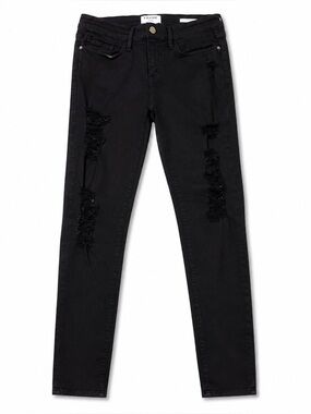 FRAME BLACK SKINNY JEANS